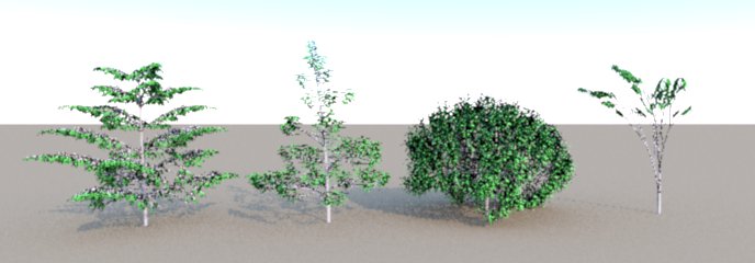 A rendering of a simple Simeo scene with the Sunflow plugin